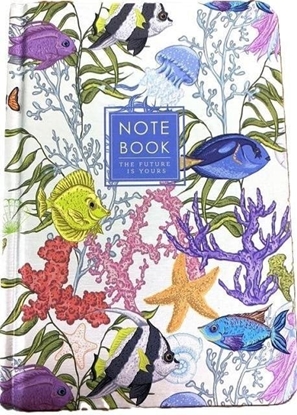 Изображение Notatnik ozdobny A6 64 stron kratka TW Ryby