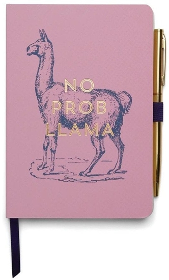 Picture of Notatnik z dugopisem No Prob Llama