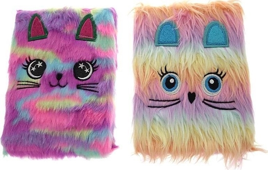 Изображение Notes A5 pluszowy kotek MIX