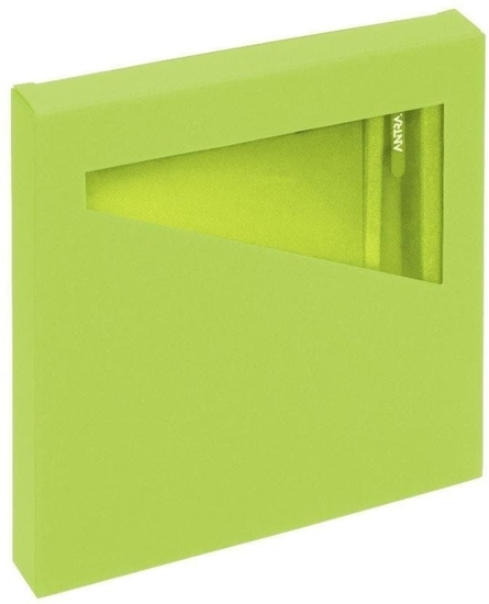 Picture of Notes A6 z dugopisem limonkowy w pudeku