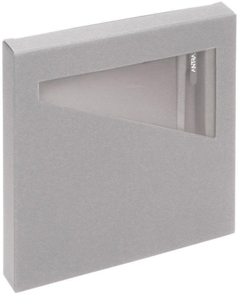 Picture of Notes A6 z dugopisem szary w pudeku