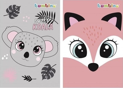 Picture of Notes A6/50K kratka mix dziewczcy (10szt) BAMBINO