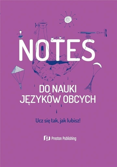 Picture of Notes do nauki jzyków obcych fioletowy