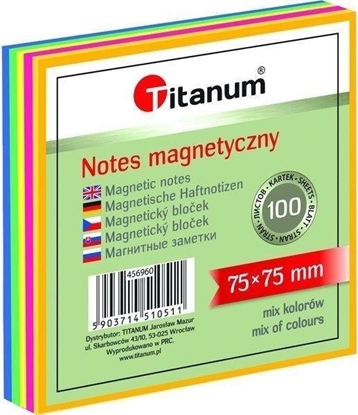Изображение Notes elektorstatyczny 75x100mm 100K mix kolorów