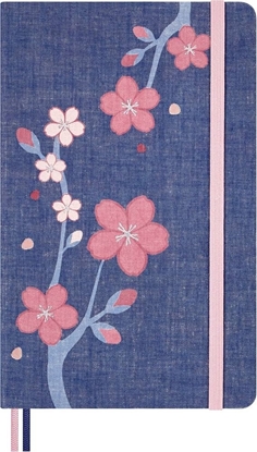 Picture of Notes MOLESKINE Sakura 2025, L, 13x21cm, w linie, edycja limitowana