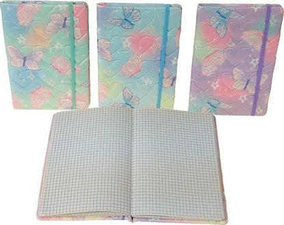 Изображение Notes z gumk Motyle MIX