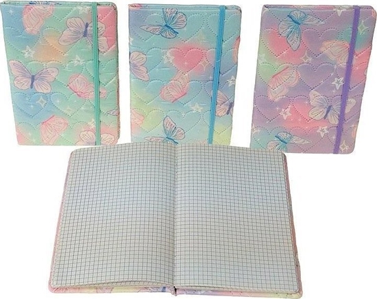 Изображение Notes z gumk Motyle MIX