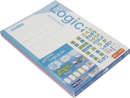 Attēls no Notesy B5 kratka Logical AIR Grid (5szt)