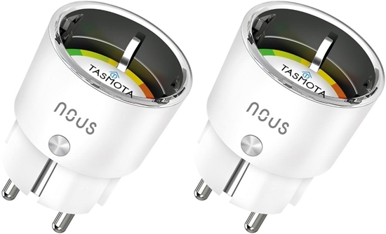 Picture of NOUS A1T (Tasmota) 2sz Smart Wifi Socket Inteligentne gniazdko 2 szt.