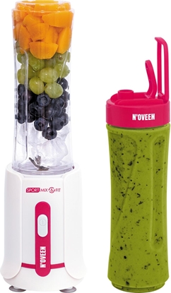 Attēls no Noveen Blender 300W Ice Crushing Blades 2x600ml Bottles Non-Drip BPA-Free Amerant