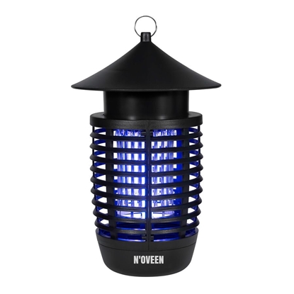 Picture of Noveen IKN7 Outdoor IPX4 Pro Insect killer latern Lamp UVA 7W latern lamp range 55m2 with 2m cable Black
