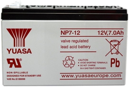 Picture of NP7-12 YUASA 7Ah 12V Akumulator AGM