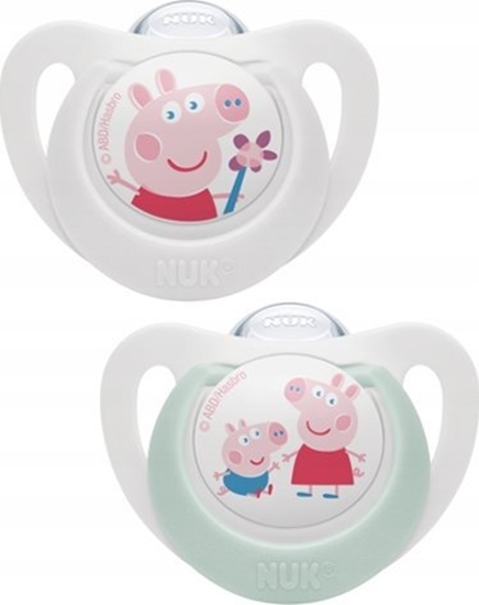 Picture of NUK NUK Schnuller Peppa Pig Star 6-18 M. 2 Stück