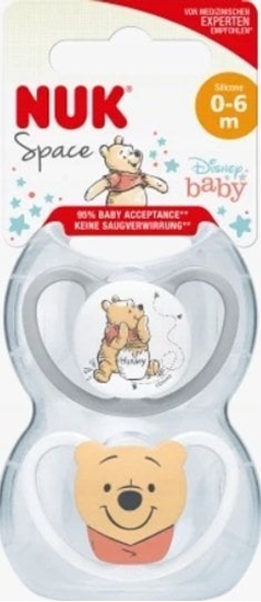 Изображение NUK NUK SMOCZEK USP 2EL 0-6M SIL SPACE 10175249 1/6
