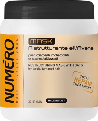 Attēls no Numero NUMERO_Restructuring Mask With Oats restrukturyzujca maska z owsem 1000ml
