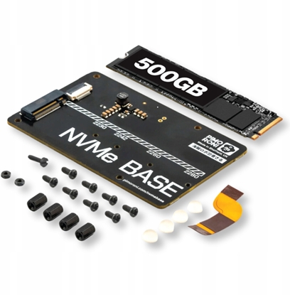 Attēls no NVMe Base ipltimo plokt  skirta Raspberry Pi 5  Pimoroni PIM699