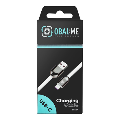 Изображение OBAL:ME Sleek USB-A|USB-C Cable White