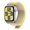 Изображение OBAL:ME Textile Strap for Apple Watch 42-49mm M-L / beige/yellow