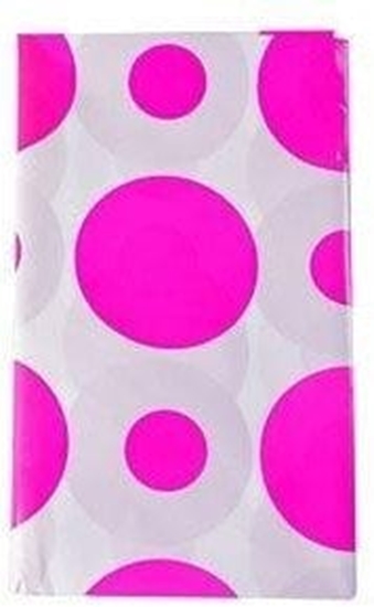 Изображение Obrus folia w grochy róowy