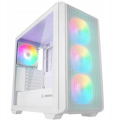 Picture of Obudowa Rampage Craft ARGB biaa (CRAFT-WHITE)