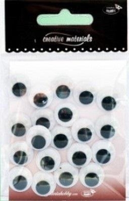 Attēls no Oczy samoprzylepne 14mm 20szt