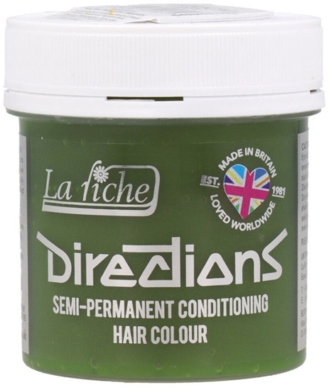 Picture of Odywka do wosów ochraniajca kolor La Rich Directions Fluorescent 88 ml Koloryzacja Pótrwaa Kolor Zielony