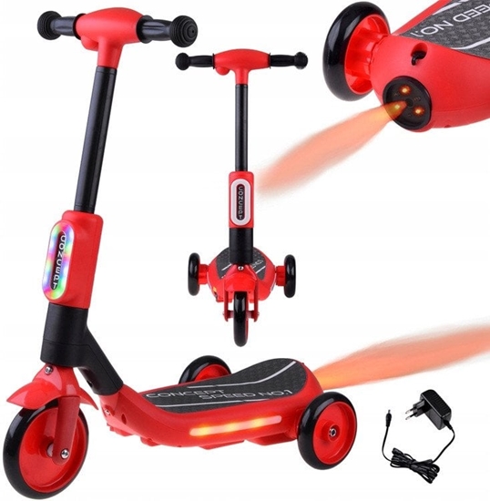 Picture of Odrzutowa Hulajnoga elektryczna dla dzieci muzyka DISCO Para wodna SP0840