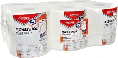 Attēls no OfficeProducts RCZNIKI W ROLI OFFICE PRODUCTS 2W CELULOZA 120 M BIAY