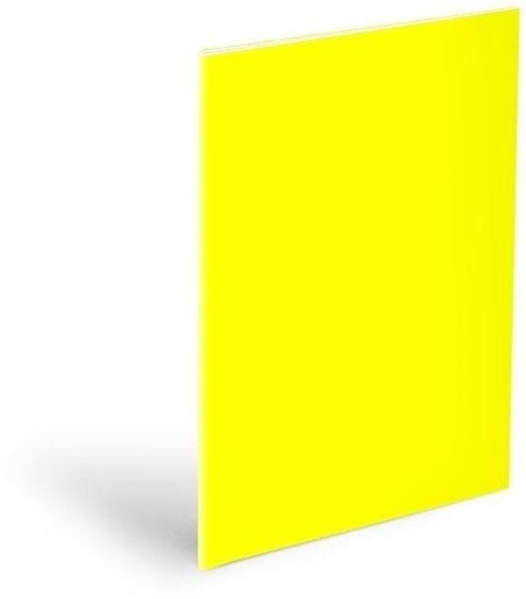 Изображение Okadka na zeszyt A5 neon yellow 180mic (10szt)