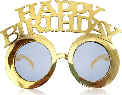 Attēls no Okulary Happy Birthday zote