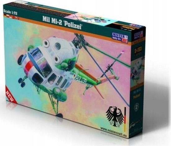 Picture of Olymp Aircraft Model helikoptera do sklejania Mi-2 "Polizei/Policja/Policie" 1:48 F-153