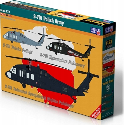 Attēls no Olymp Aircraft Model helikoptera do sklejania Sikorsky S-70i 1:72 F-23