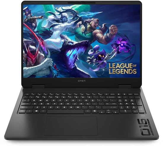 Picture of OMEN by HP Gaming Laptop 16-ap0059nn - Ryzen AI 7 350, 16GB, 512GB SSD, 16 2K 300-nit 144Hz AG, GeForce RTX 5060 8GB, 1080p cam, US backlit keyboard, 70Wh, Shadow black, Win 11 Home, 1 years