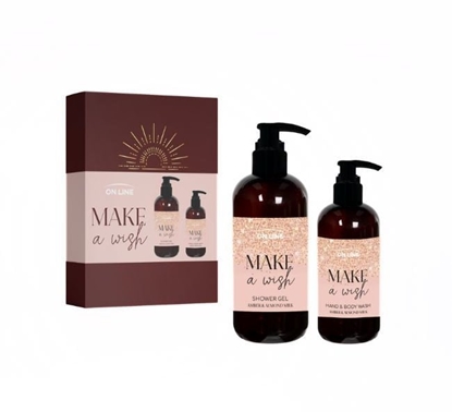 Attēls no ON LINE Zestaw Make a wish Alomond  Mydo do ciaa 250 ml + el pod prysznic 400 ml