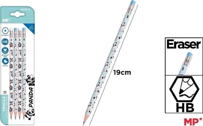Изображение Oówek z gumk HB 4szt Panda