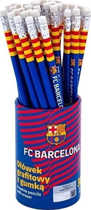 Picture of Astra Oówki grafitowe z gumk FC Barcelona (36szt)ASTRA