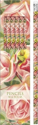 Изображение Oówki ozdobne STPEN29 róowe róe - 6 sztuk