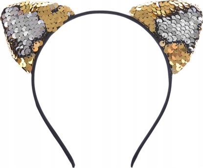 Attēls no Opaska kot disco z cekinami dwustronnymi