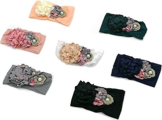 Изображение Opaska na wosy materiaowa MIX