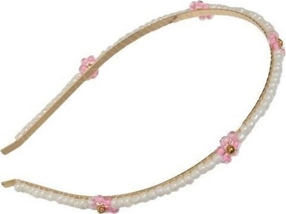 Attēls no Opaska z perekami i róowymi kwiatuszkami