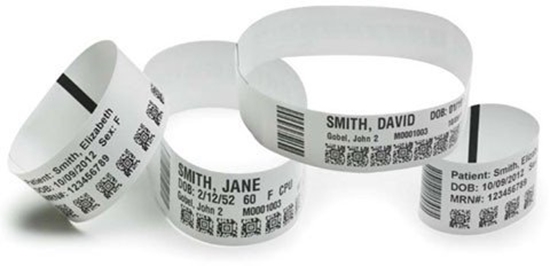 Изображение Opaski identyfikacyjne dla dzieci 25x178/250,10018857 , termiczna polipropylen/winyl ultrasoft klej akrylowy na kocówkach 1 rzd nawój zewntrzny rolki kolor biay ksztat nieregularny (rolka)