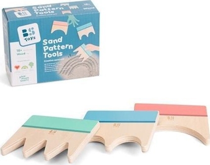 Attēls no opatki do robienia wzorów na piasku drewniane