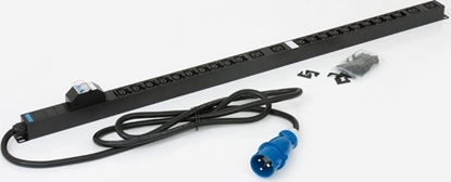 Изображение Organizer Triton TRITON 19" záslepka 1U perforovaná oválem 36 x 6 mm, erná