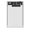 Picture of Orico Orico 2139 HDD/SSD 2.5" drive enclosure, 5Gbps, USB-A to USB Micro-B (transparent)