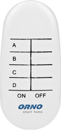 Picture of Orno Pilot do zdalnego sterowania przekanikami podtynkowymi i gniazdami Smart Home 4-kanaowy (OR-SH-1752)