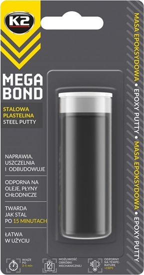 Изображение Osram K2 STALOWA PLASTELINA NAPRAWCZA MEGA BOND 40g