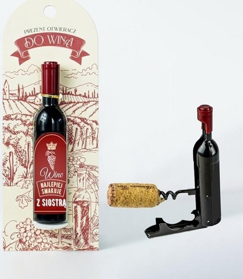 Picture of Otwieracz do wina korkocig - Wino najlepiej...