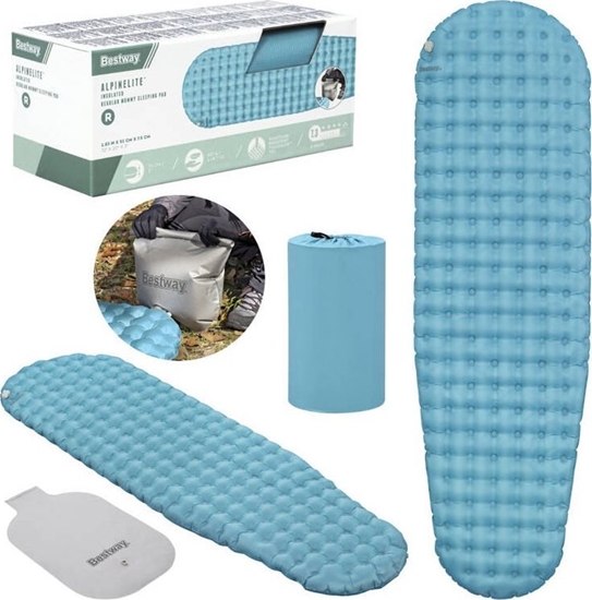 Изображение OWA Armor Bestway karimata pod piwór AlpineLite Regular Mummy 183x51x7,5 cm 69612