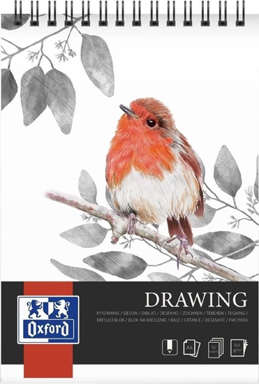 Picture of Oxford Blok artystyczny rysunkowy A4/50K 160g spirala