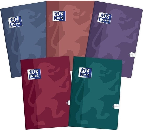 Picture of Oxford Brulion A4/80K kratka Touch Trend (5szt) OXFORD